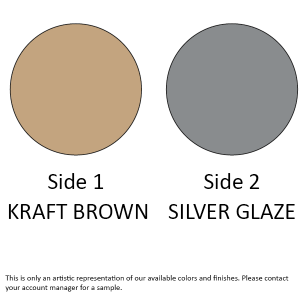 custom tube package disc silver glaze kraft outer